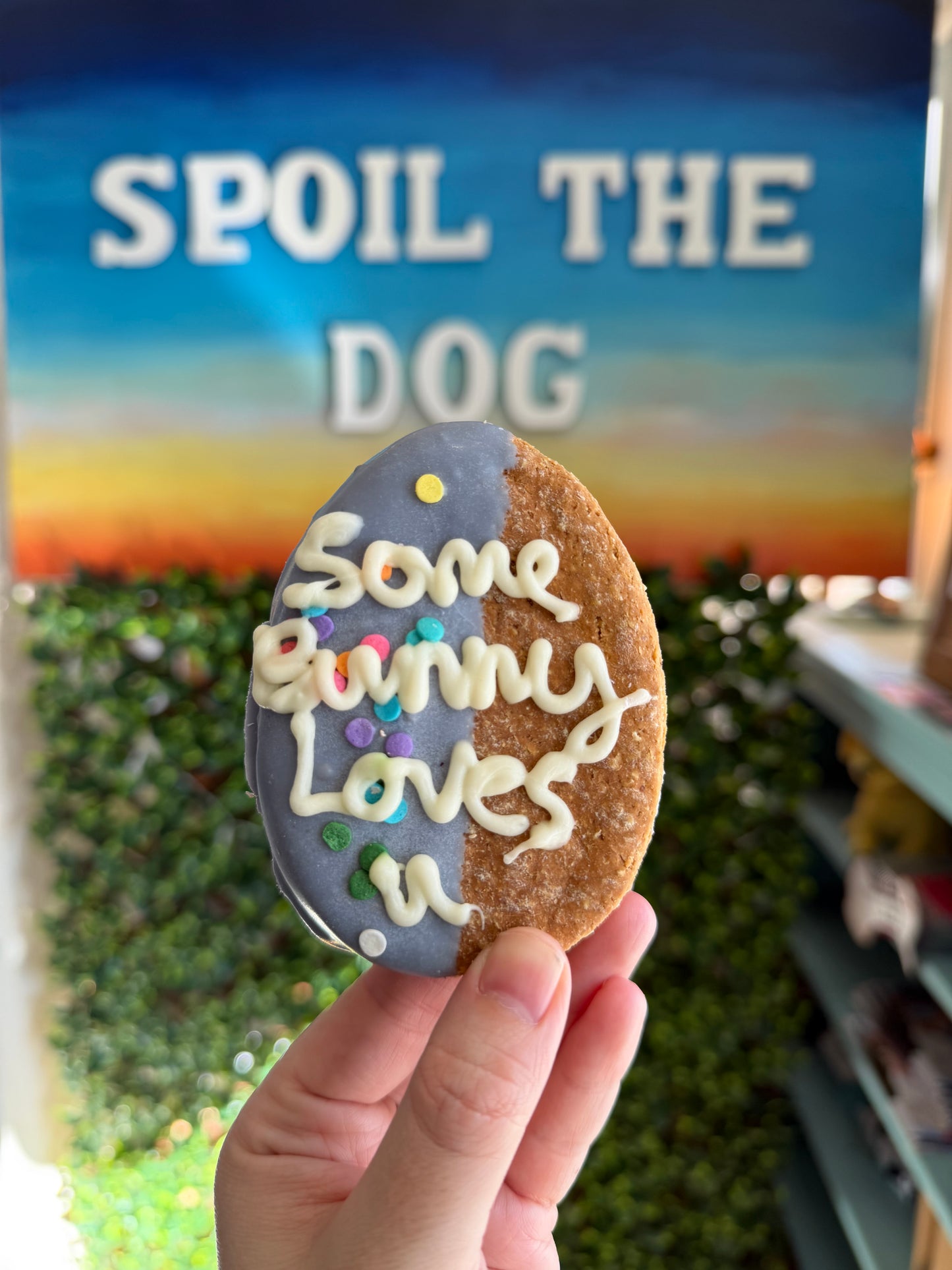 Easter Eggs Dipped -Peanut Butter Dog Treat