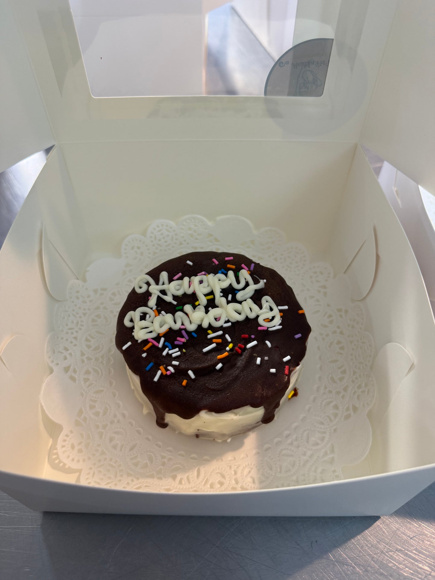 Dog Birthday Cake. Happy BARKday!