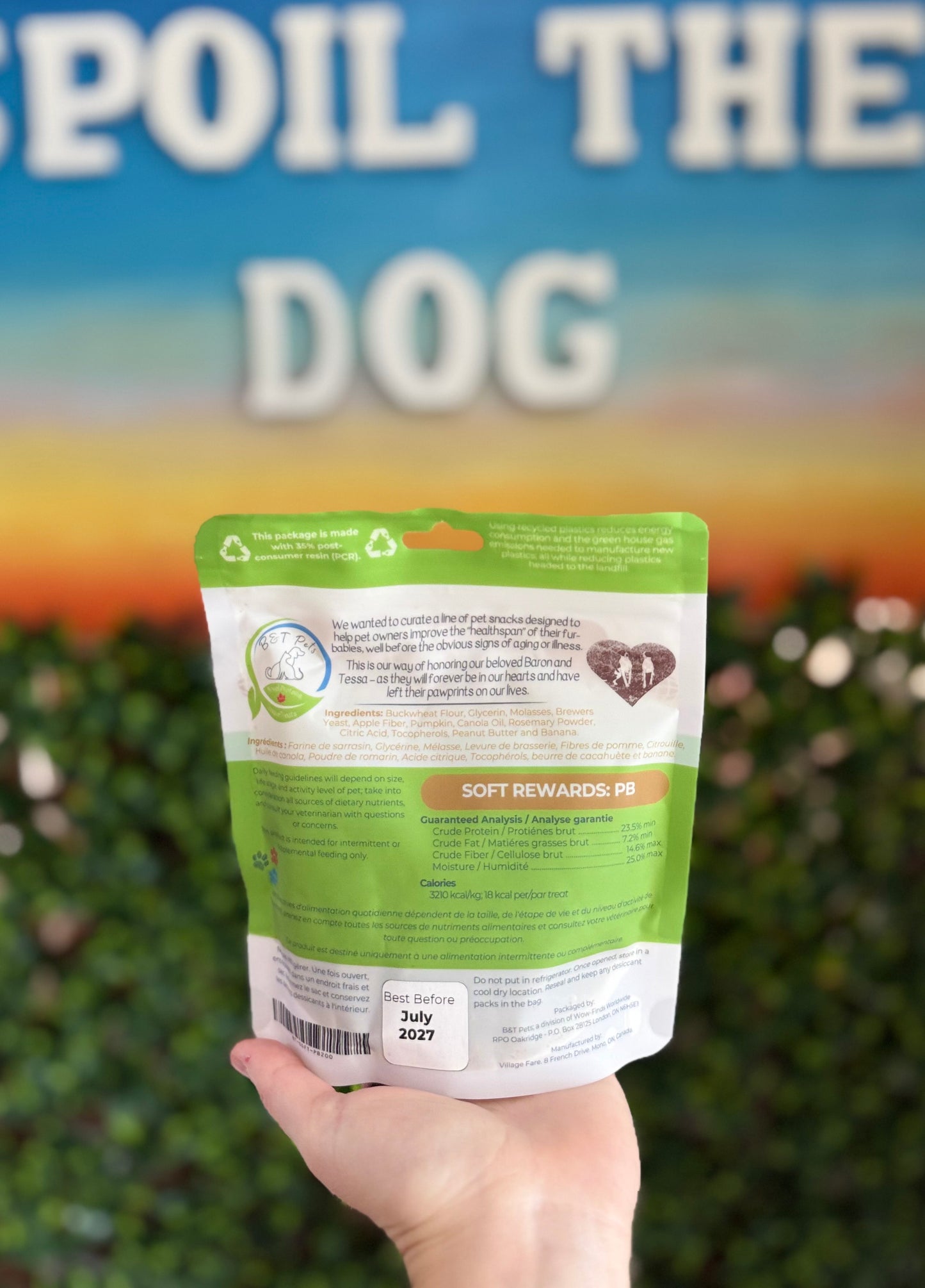 Soft Rewards: Peanut Butter Treat - B & T Pets
