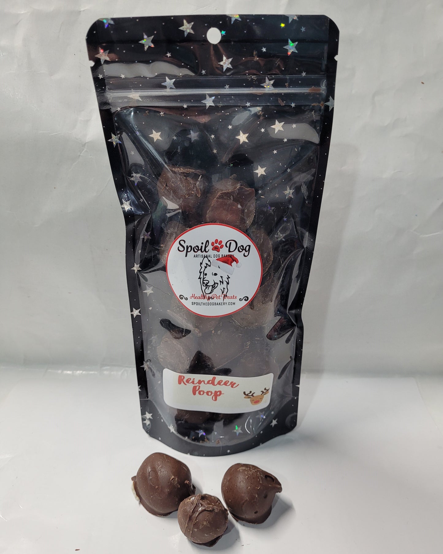 Christmas Reindeer Droppings Dog Treat