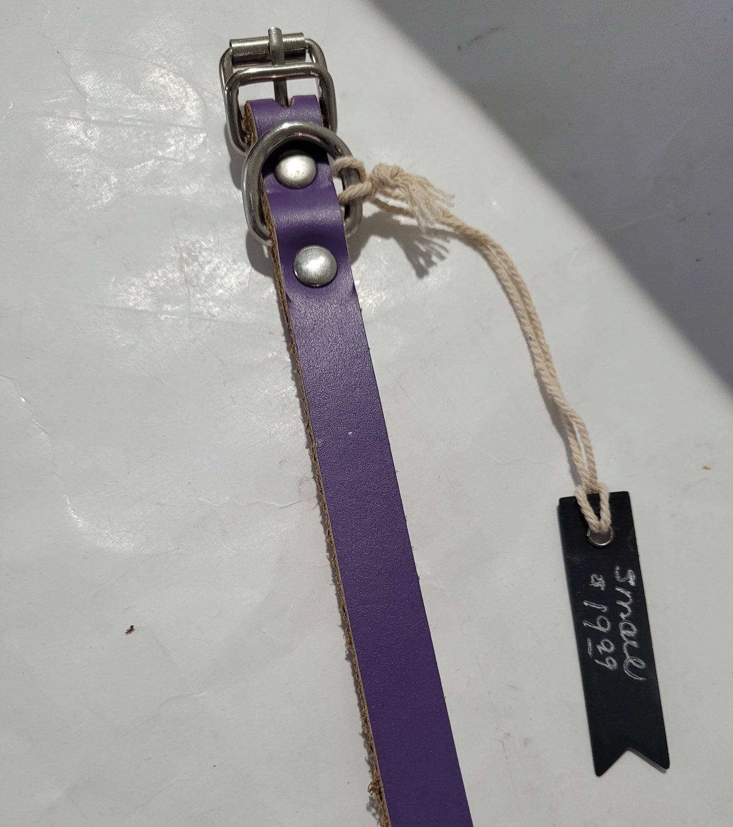 Dog Collar Leather or Fabric