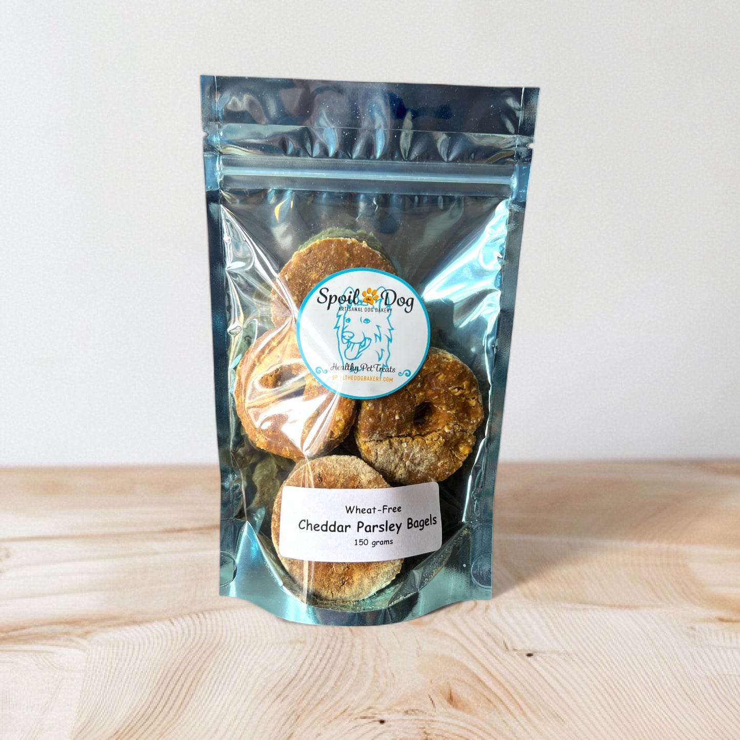 Bag of Bagels Wheat-Free Dog Treat Peanut Butter/Pumpkin Pie/Cheddar Parsley