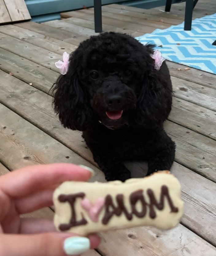 I LOVE Dad. I LOVE Mom. I LOVE Canada! Dog Treats.