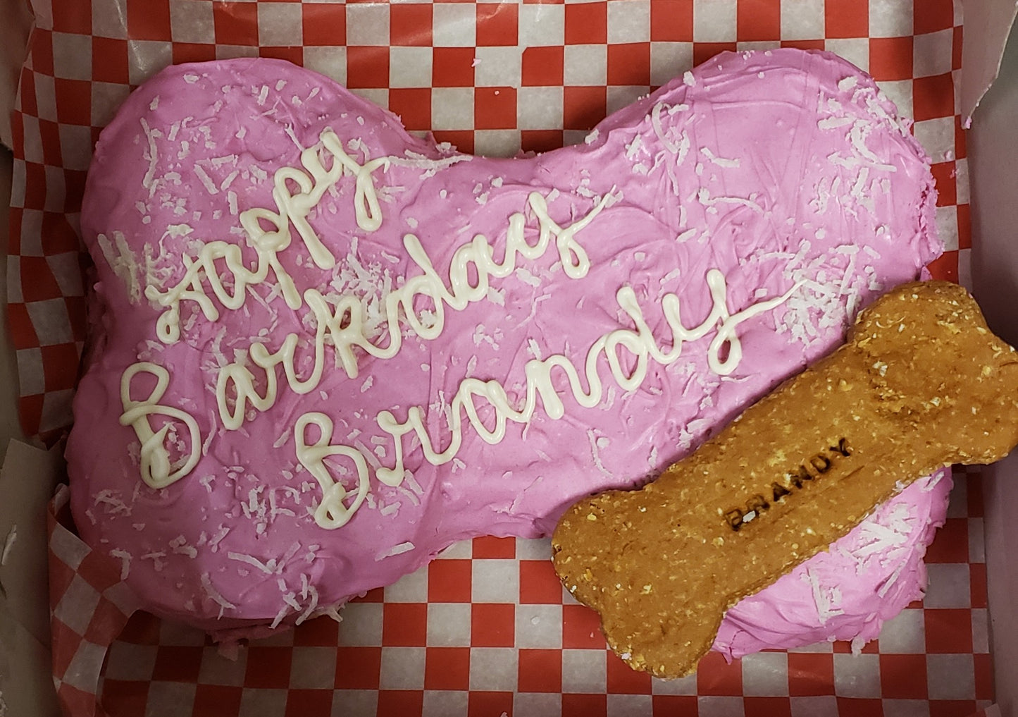 Dog Birthday Cake Bone Cake (Please order one week in advance)
