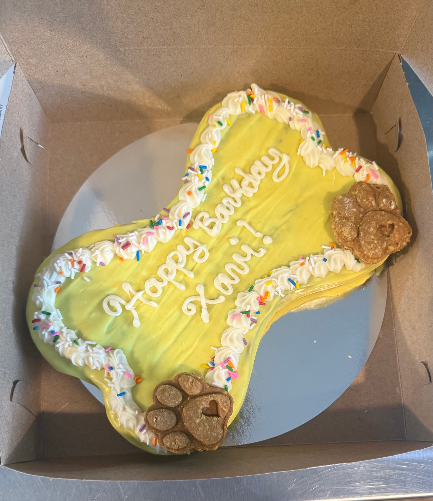 Dog Bone Cake