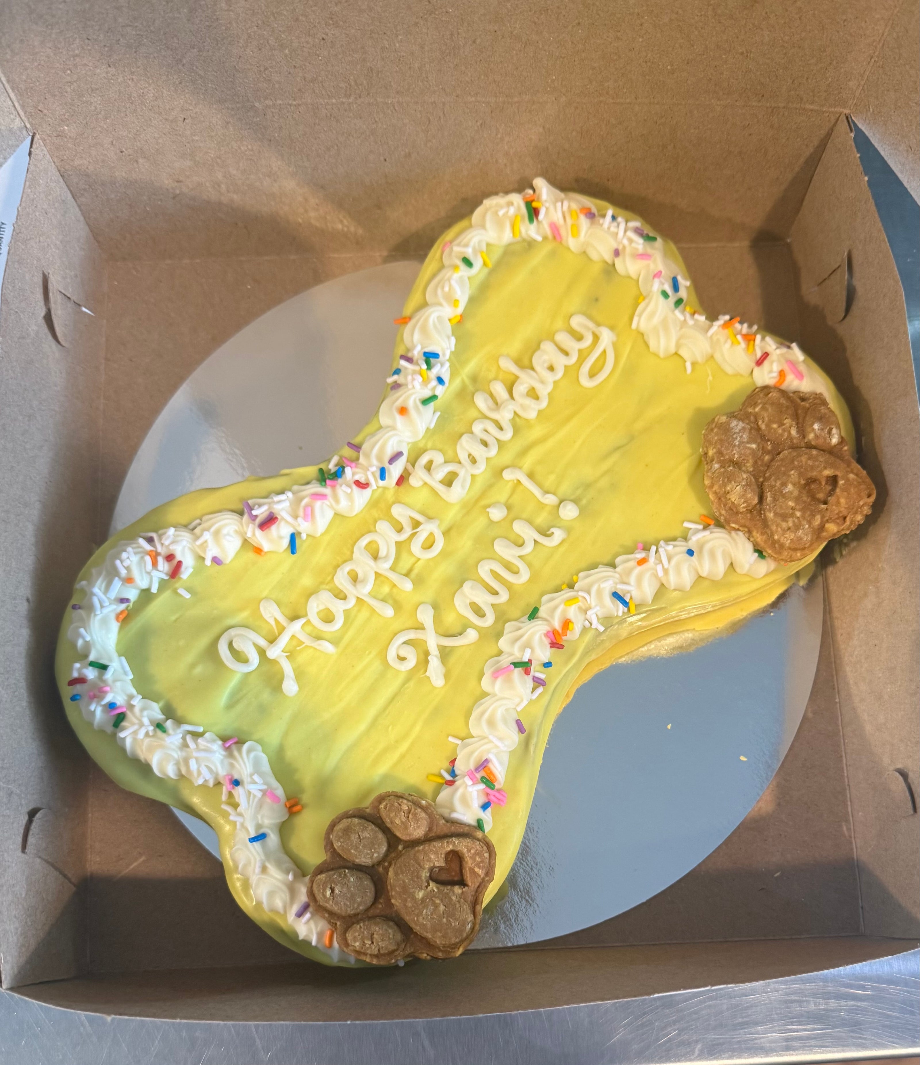 Dog Bone Cake