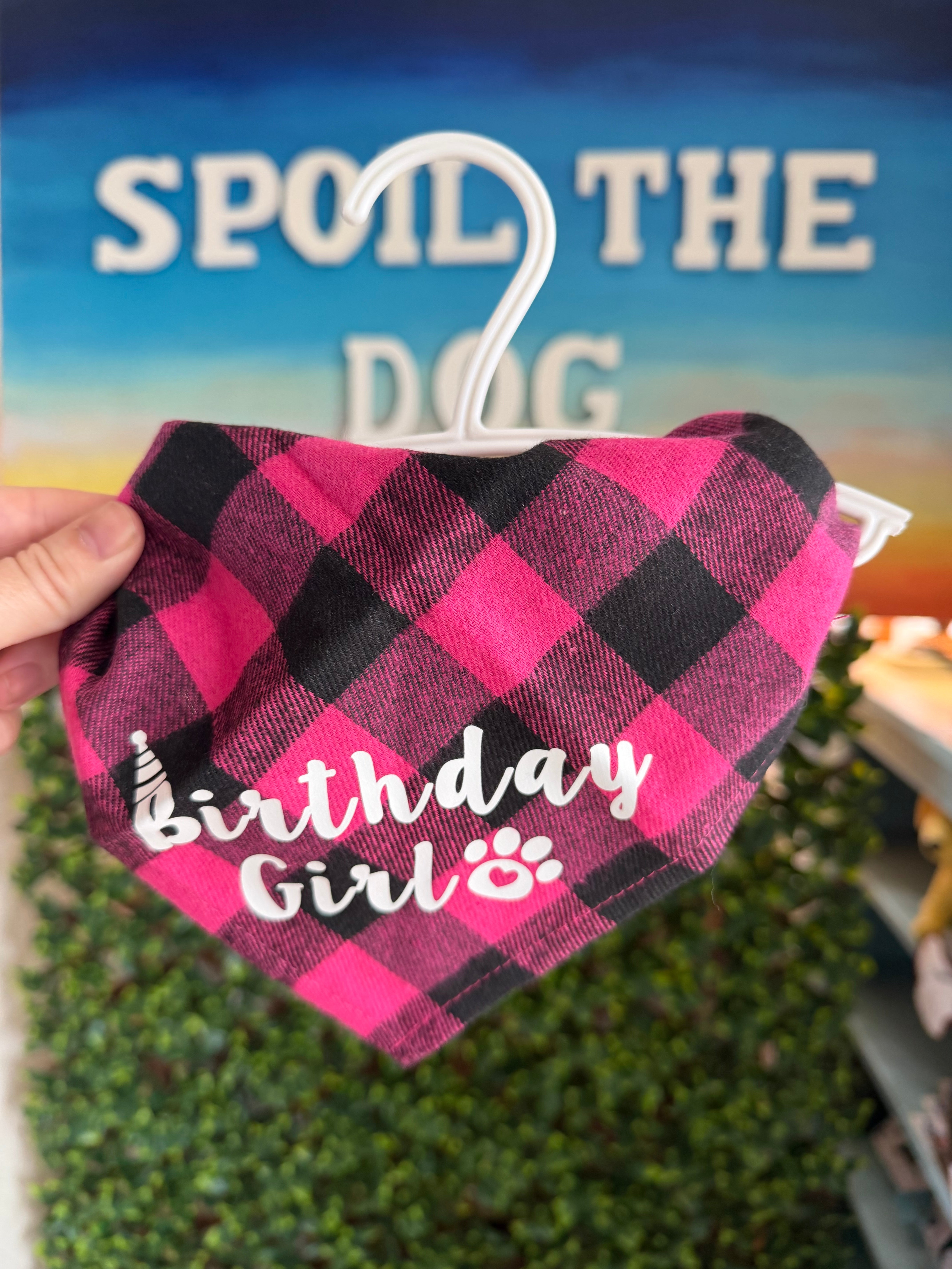 Dog Birthday Boy Bandana, Birthday Girl Bandana