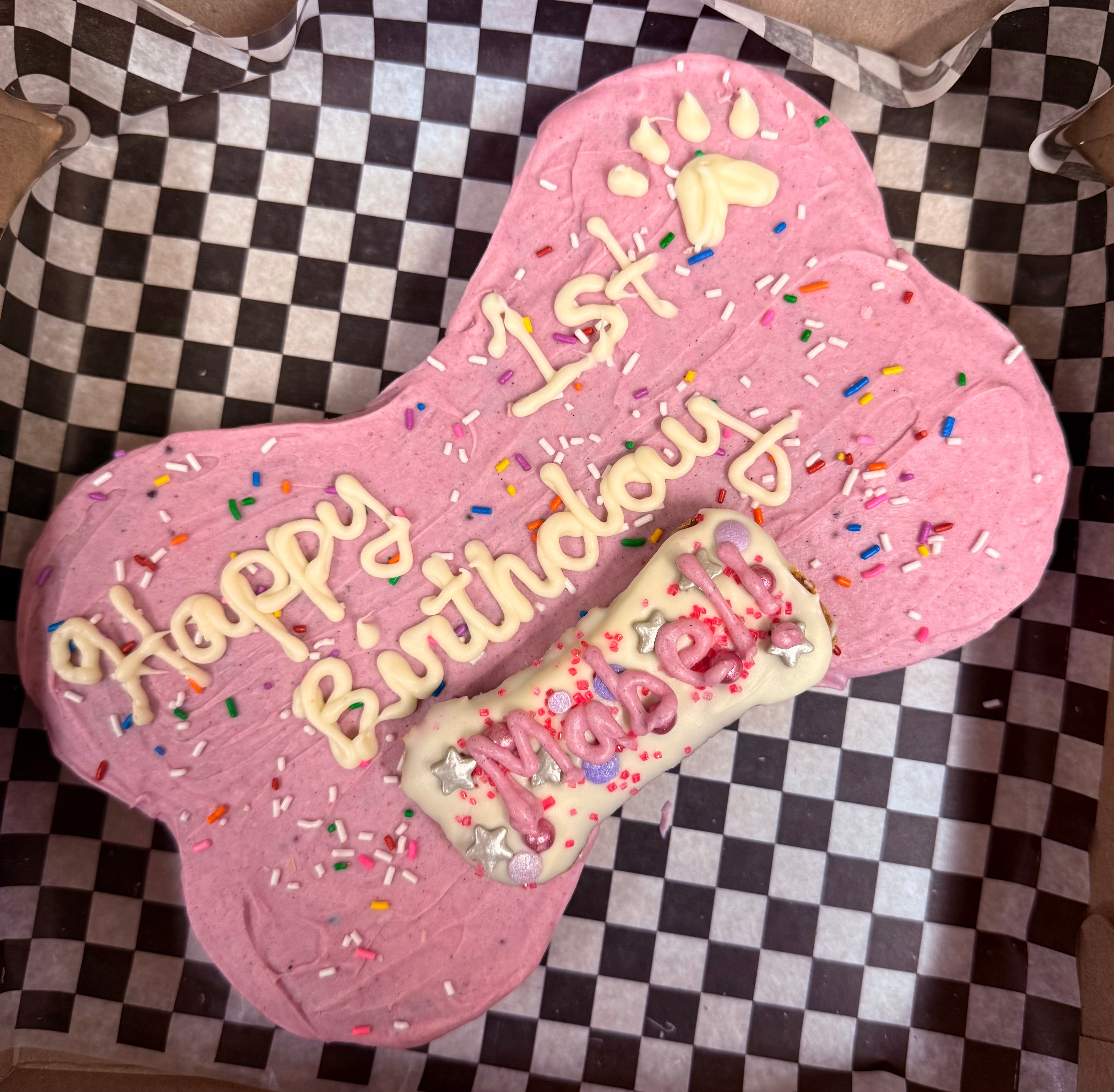 Dog Bone Cake
