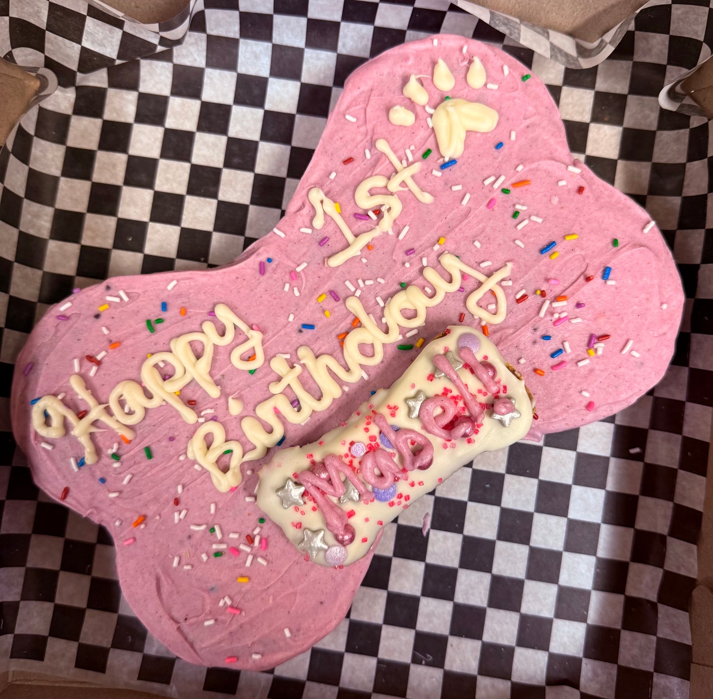 Dog Bone Cake