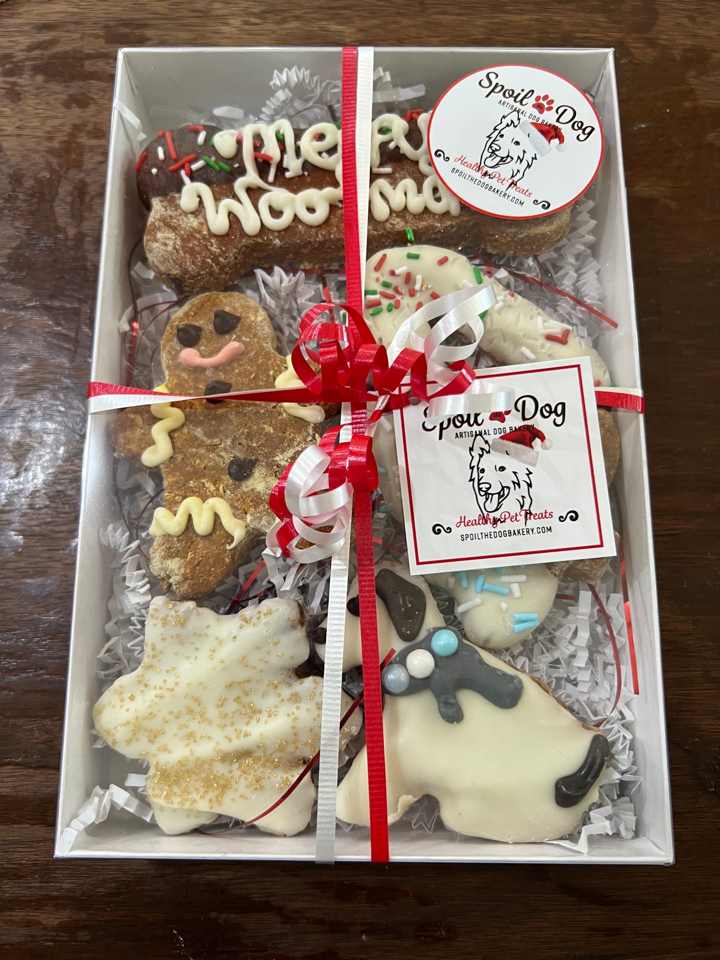 Christmas Box. It's WOOFMAS!  for Dogs Wheat-free