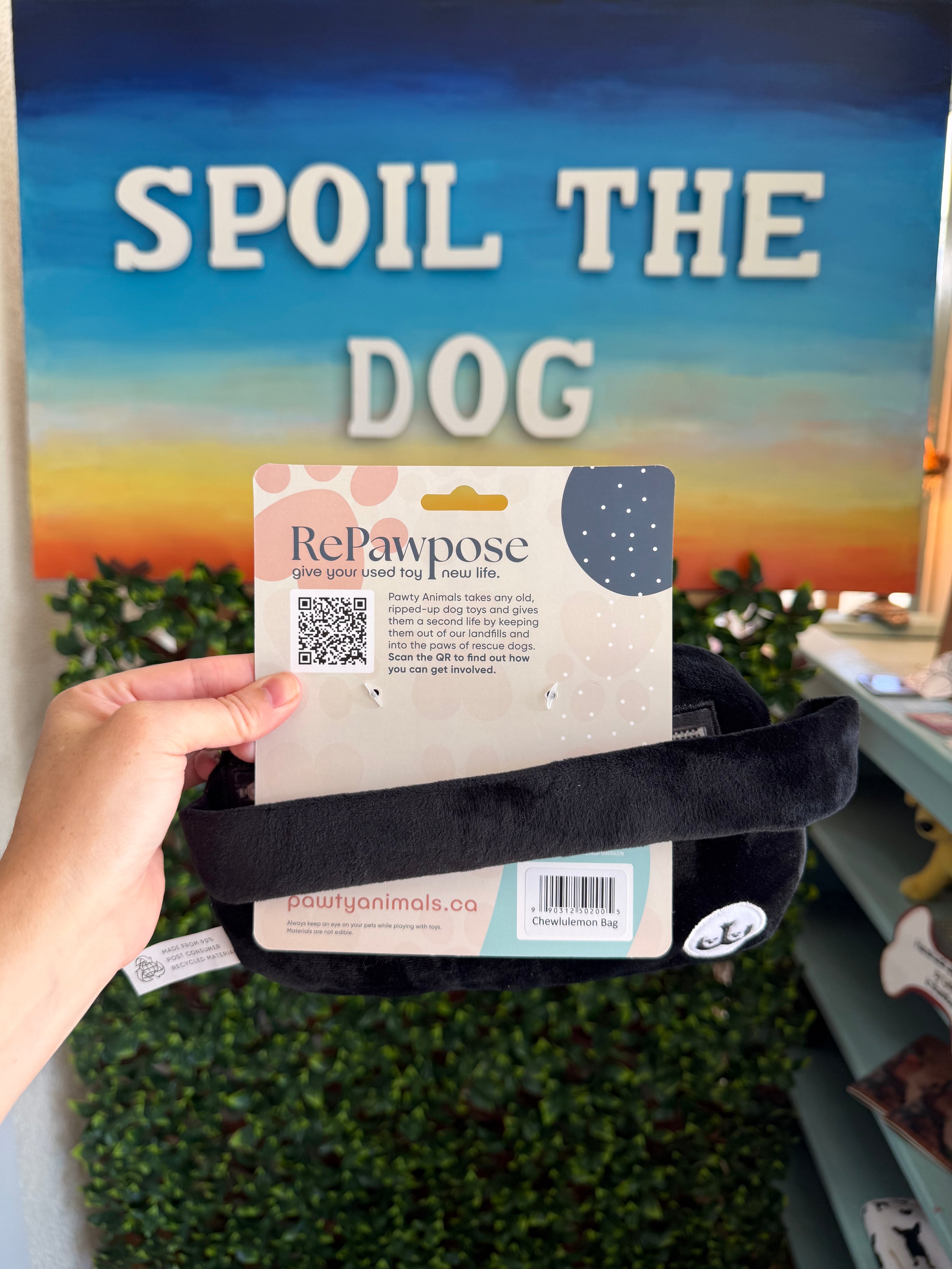 Chewlulemon bag - dog toy
