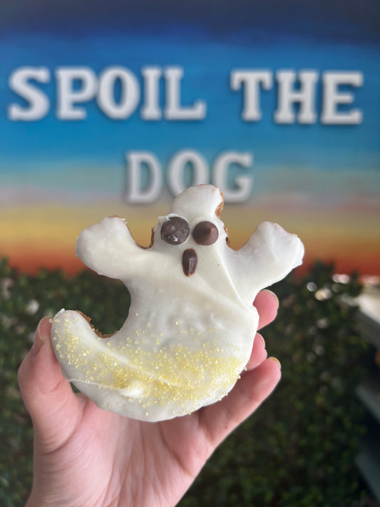 Dog Treat Halloween Fall Ghost (Wholesale - 1 dozen)