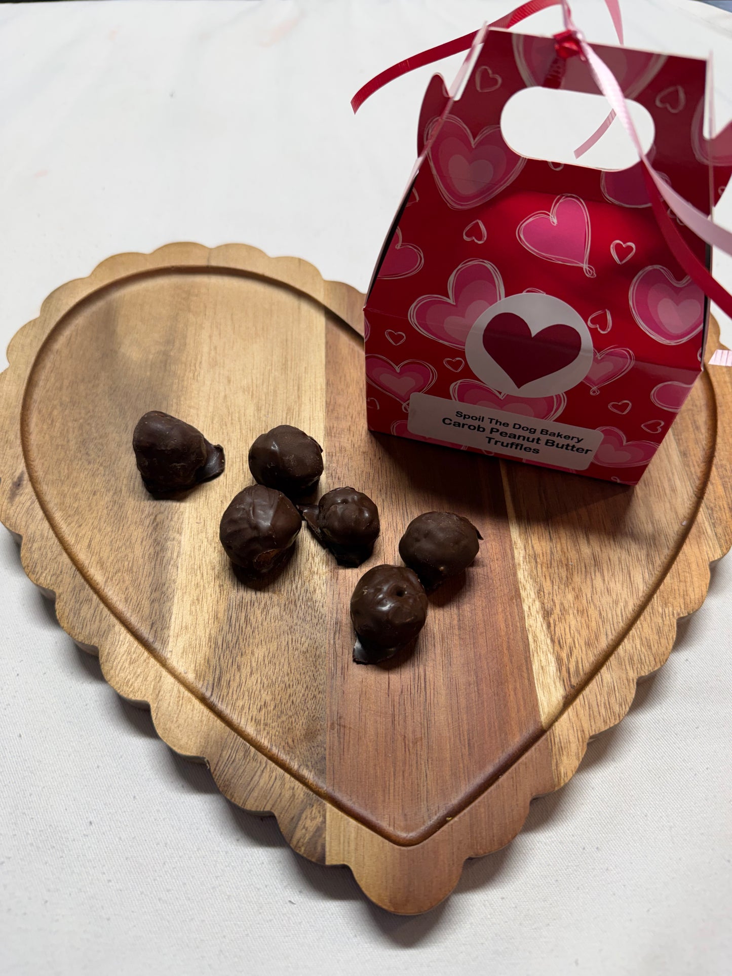 Carob Peanut Butter Truffles Dog Treat