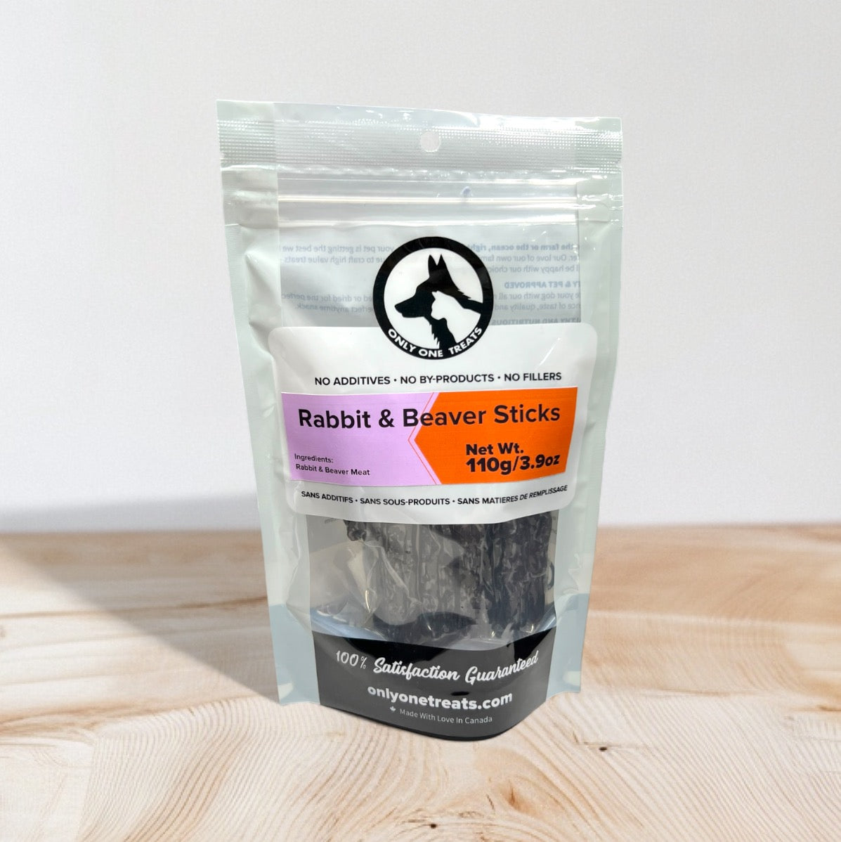 Only One Rabbit & Beaver Sticks Dog Treat