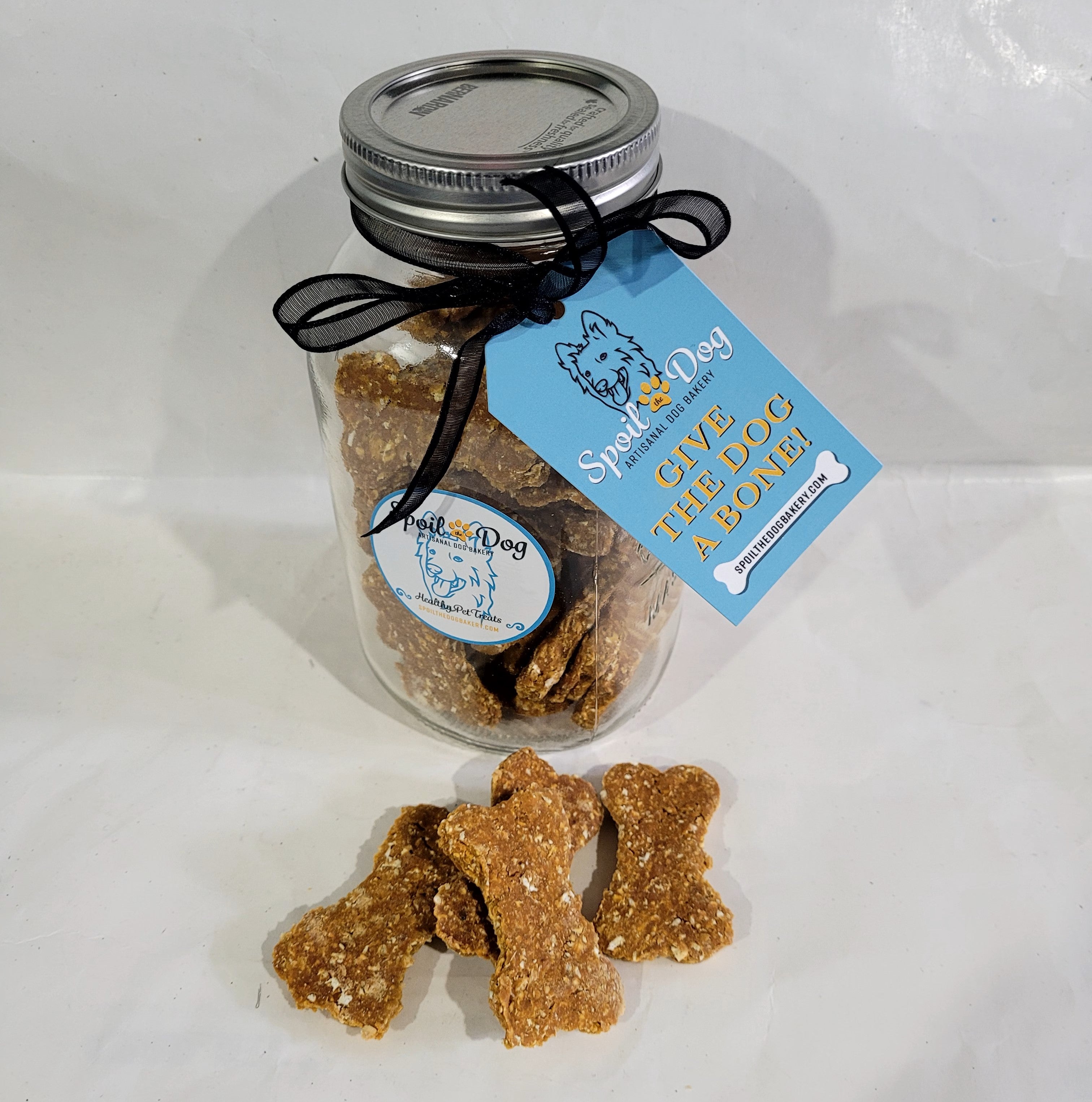 Bocal à cadeaux pour chiens « Donnez un os au chien » / À récupérer sur place uniquement