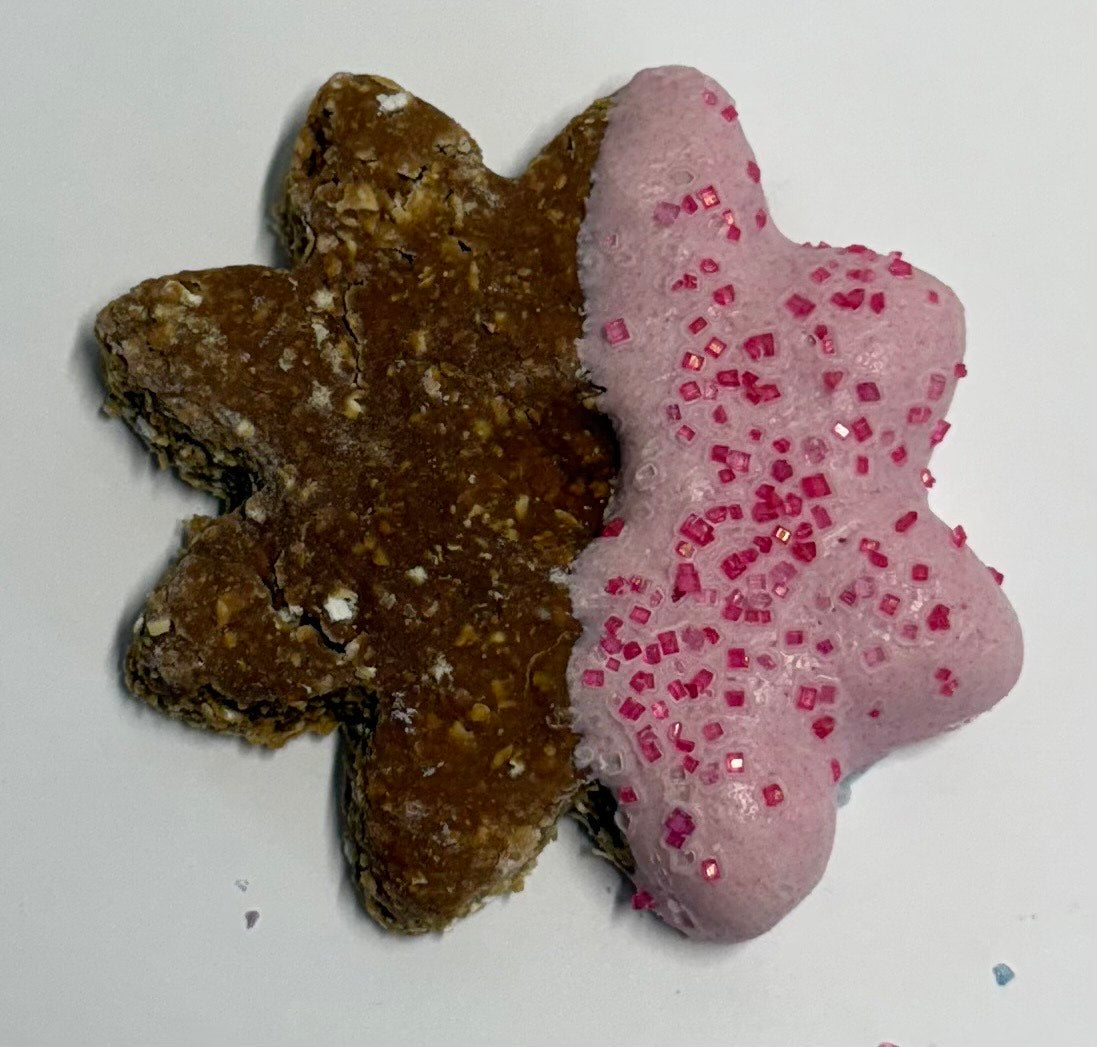 Assorted Spring Flower Dog Treat - Peanut Butter (Wholesale - 1 dozen)