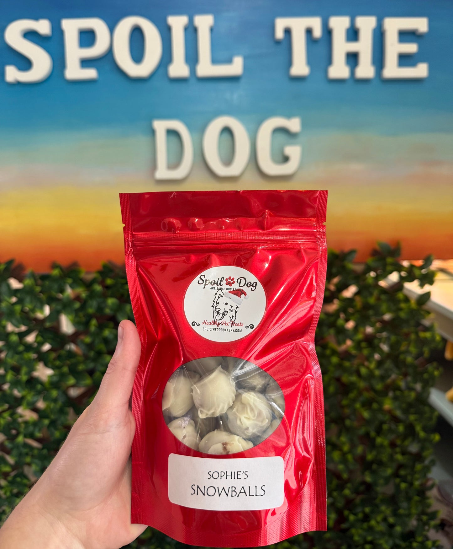 Christmas Sophie's Snowballs Dog Treat