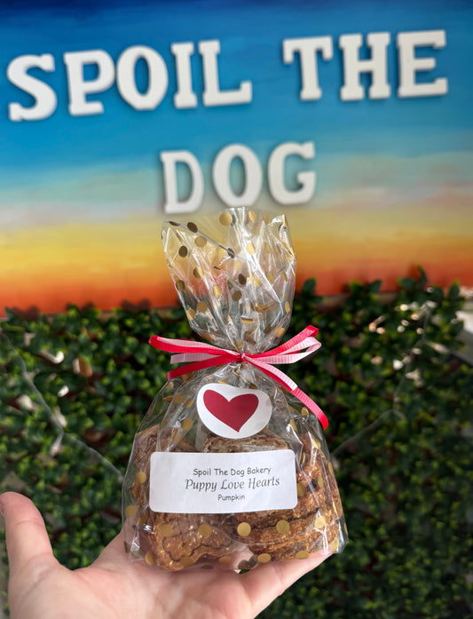 *New* Pumpkin Puppy Love Hearts