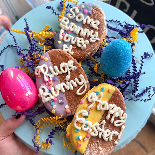 Easter Eggs Dipped -Peanut Butter Dog Treat