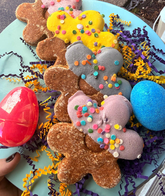 Spring Flower Dog Treat - Peanut Butter