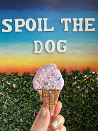Assorted Dog Treat Peanut Butter Ice Cream Cones (Wholesale - 1 dozen)