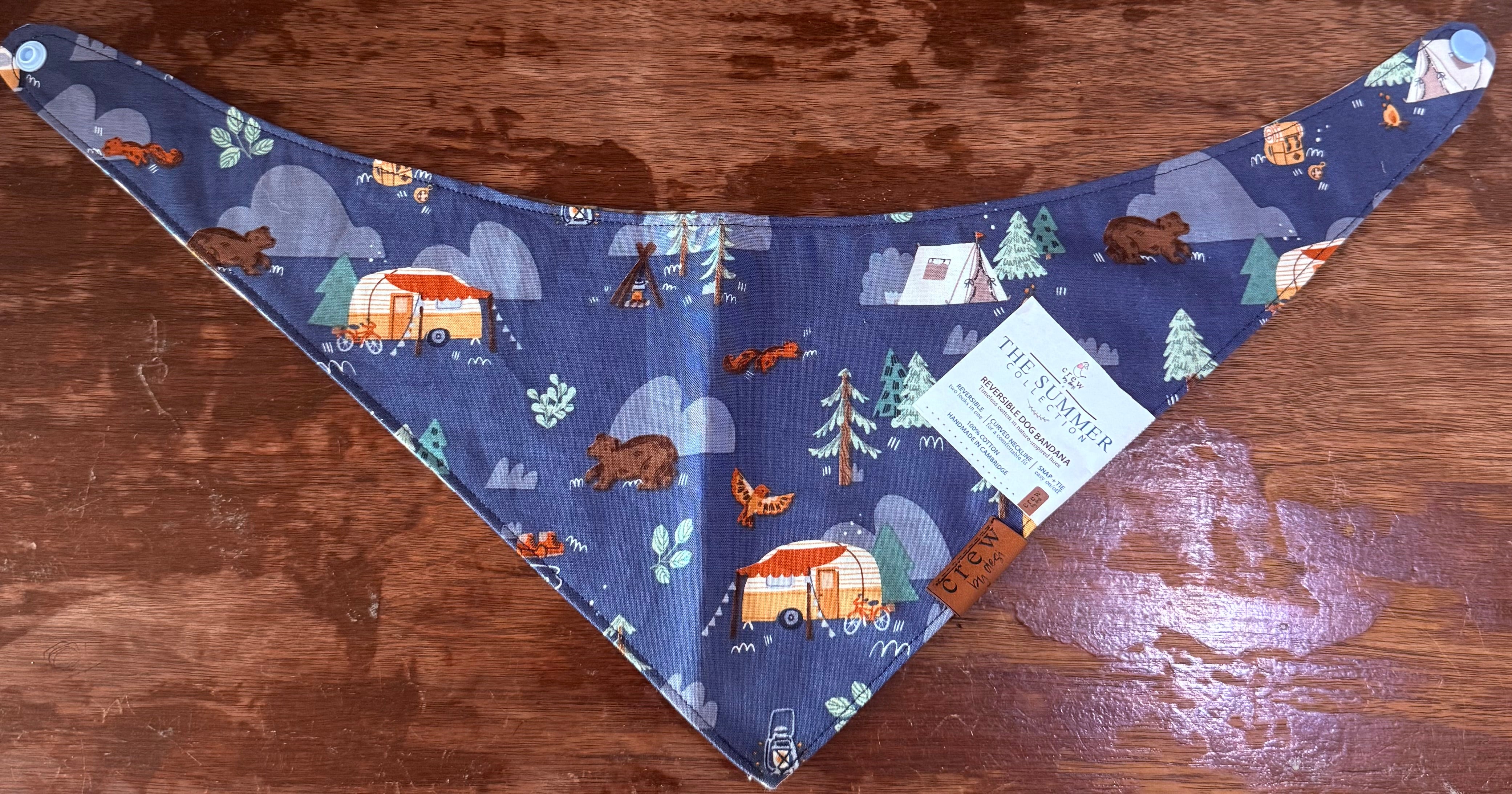 Reversible Dog Bandana