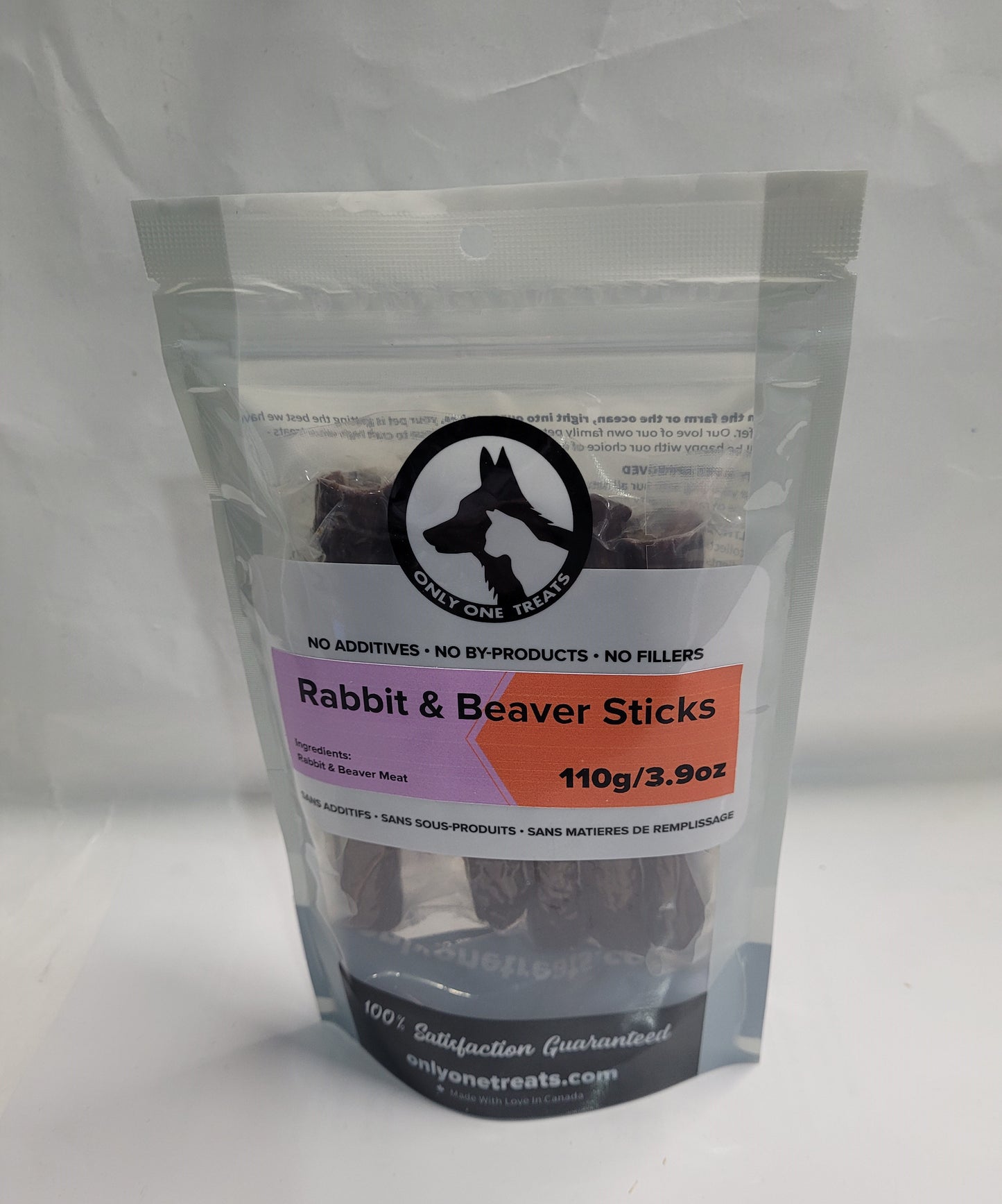 Only One Rabbit & Beaver Sticks Dog Treat
