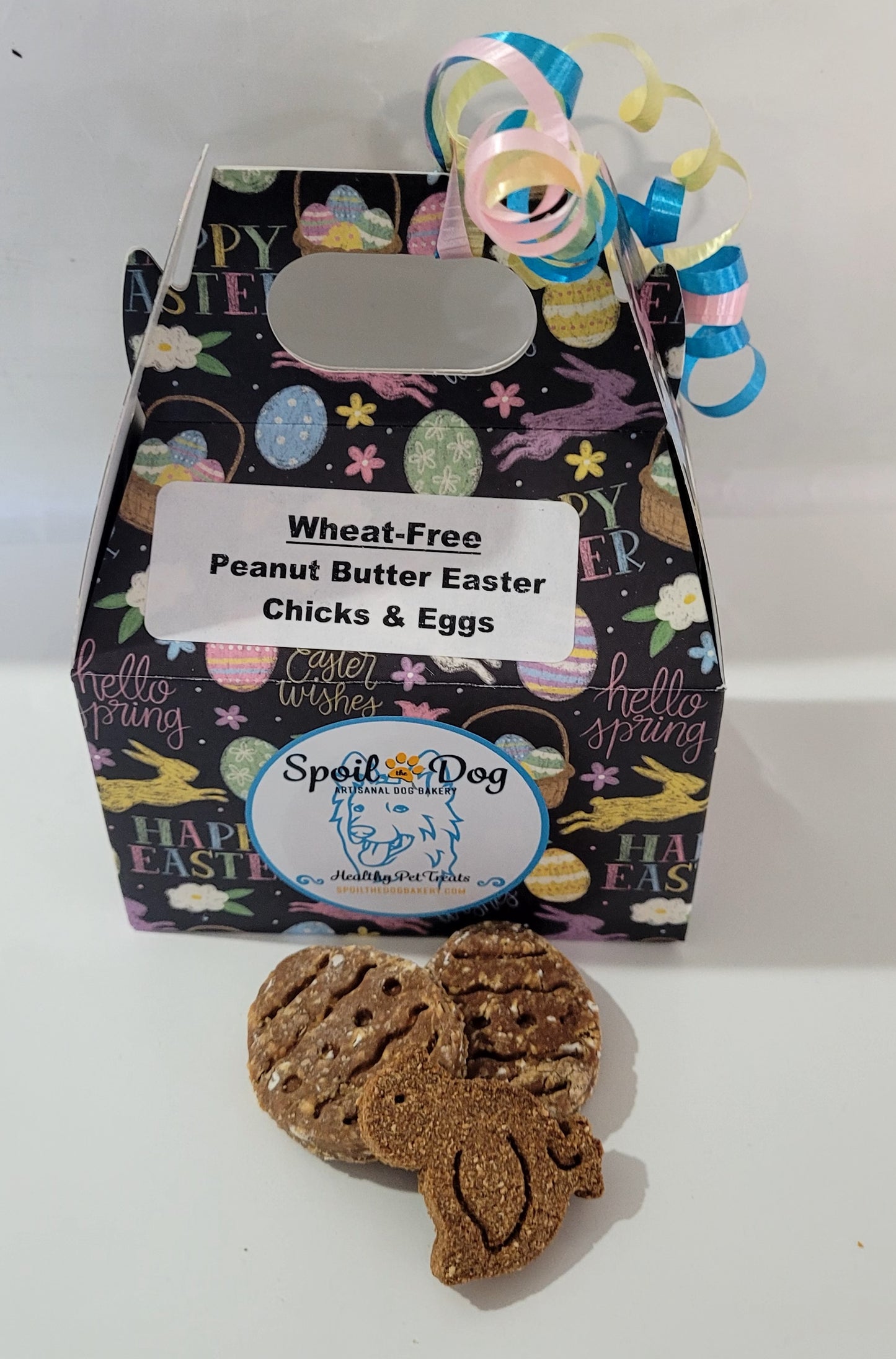 Boîte de friandises pour chiens « Poussins et œufs » pour Pâques 2026