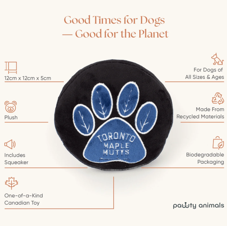 Toronto Maple Mutts Dog Toy
