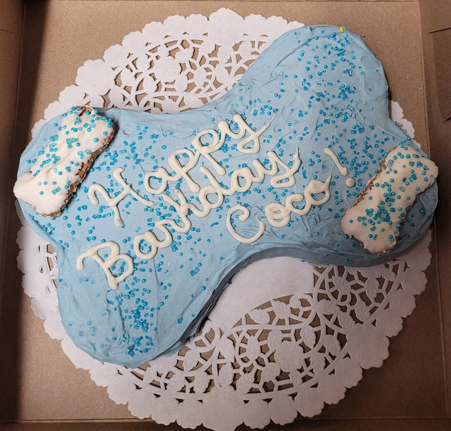Dog Bone Cake