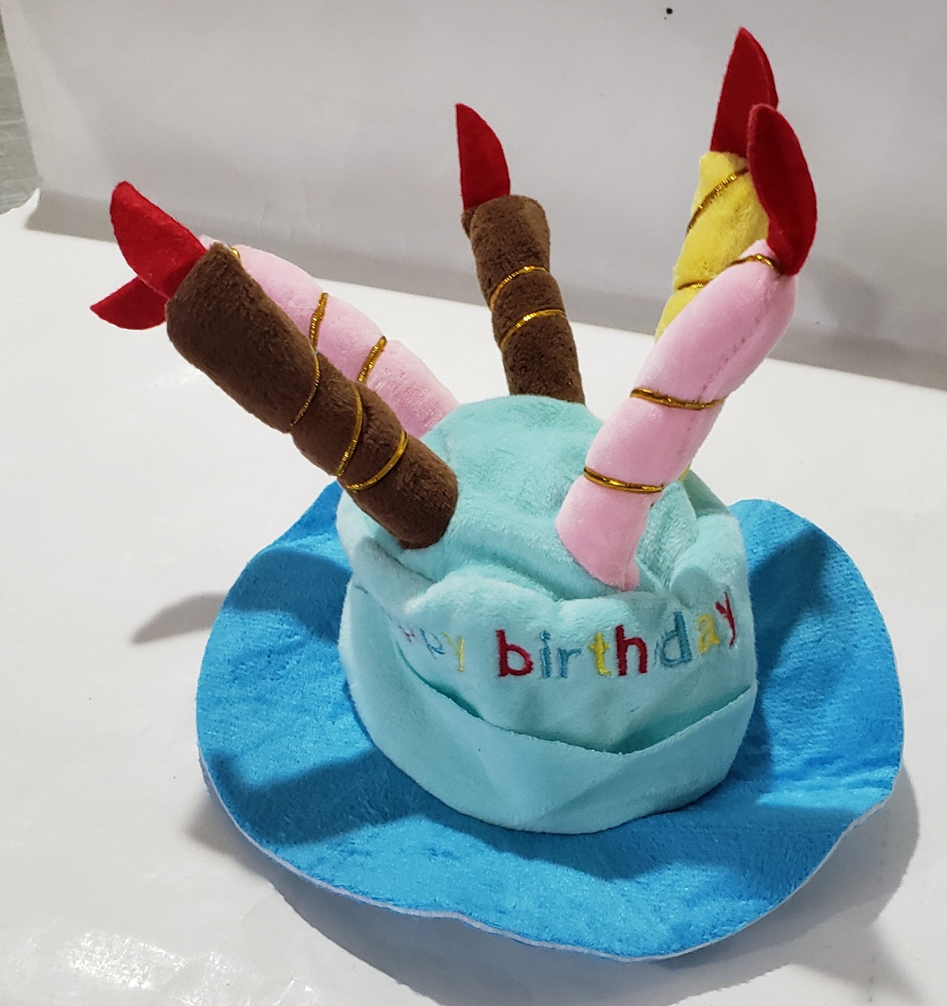 Dog Birthday Hat Pink or Blue